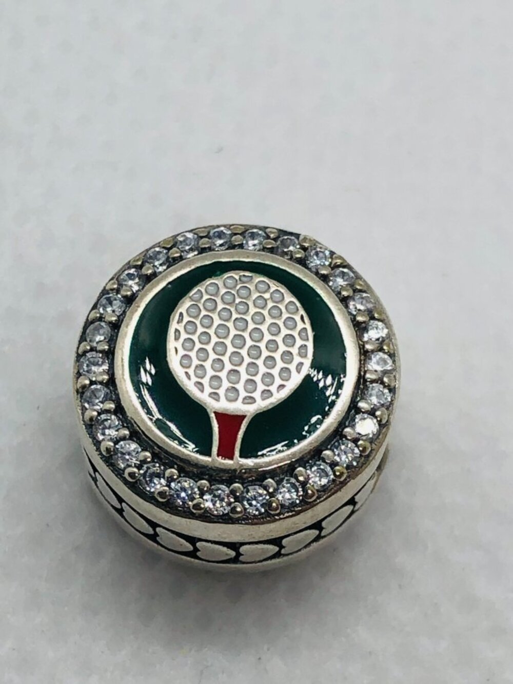 ✨ ✨Pandora Golfball Bead Charm S925 Silver with box
